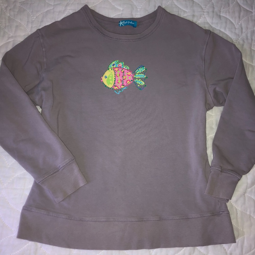 Grey Fresh produce sweatshirt***made in USA***